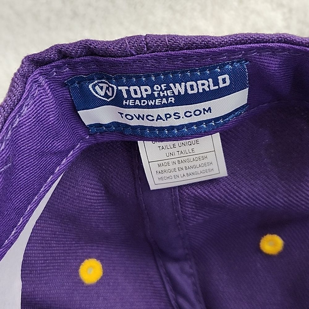 Top of the World East Carolina University Pirates Velcroback Hat - New - Picture 8 of 8